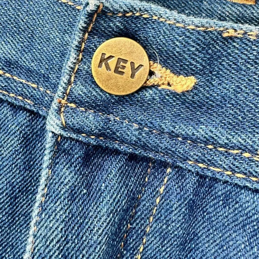 Key Carpenter Jeans Mens 40x32 (38x30 ACTUAL) Blue Denim‎ Classic